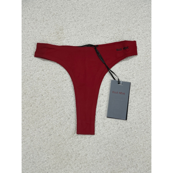 Elle Reve - Aliza Thong - Red - Picture 1 of 6